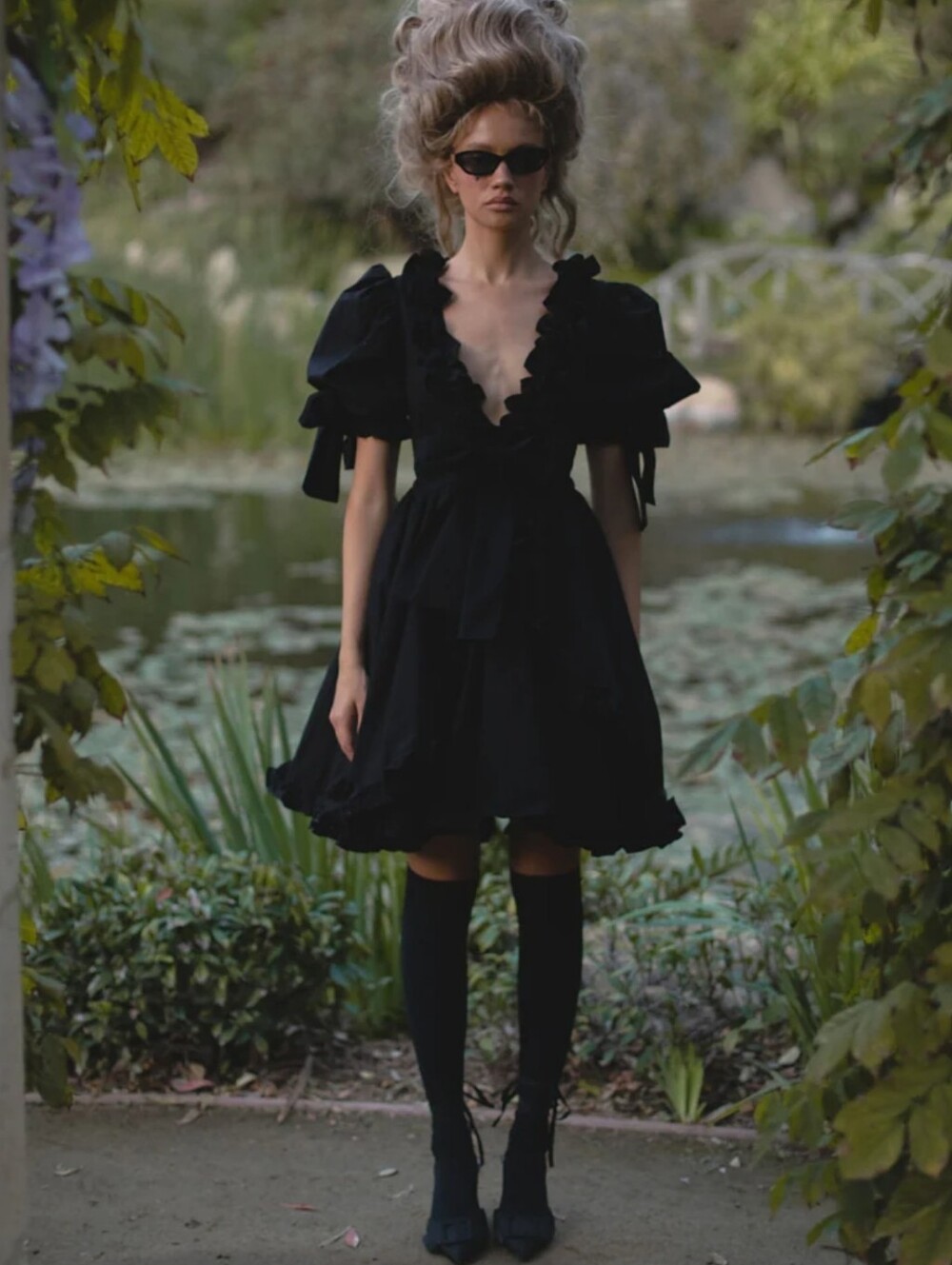 Selkie Black Caviar Dress Xl - Picture 3 of 10